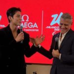 Dua Bintang Besar Bertemu George Clooney & Park Bo-Gum