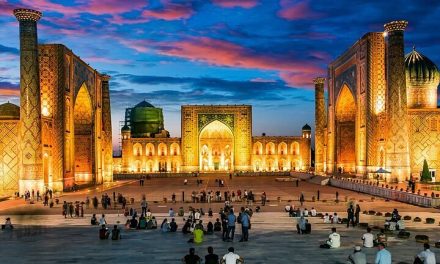 Registan Square Jejak Sejarah Di Pusat Samarkand Yang Megah