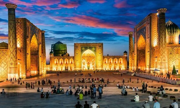 Registan Square Jejak Sejarah Di Pusat Samarkand Yang Megah