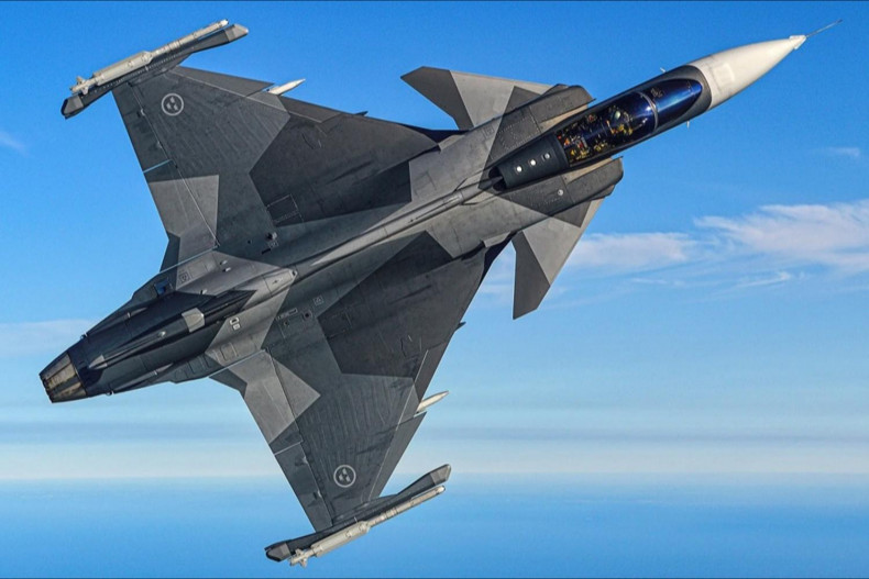 Jet Tempur Dari Swedia Yang Di Buat Dengan Teknologi Mutakhir